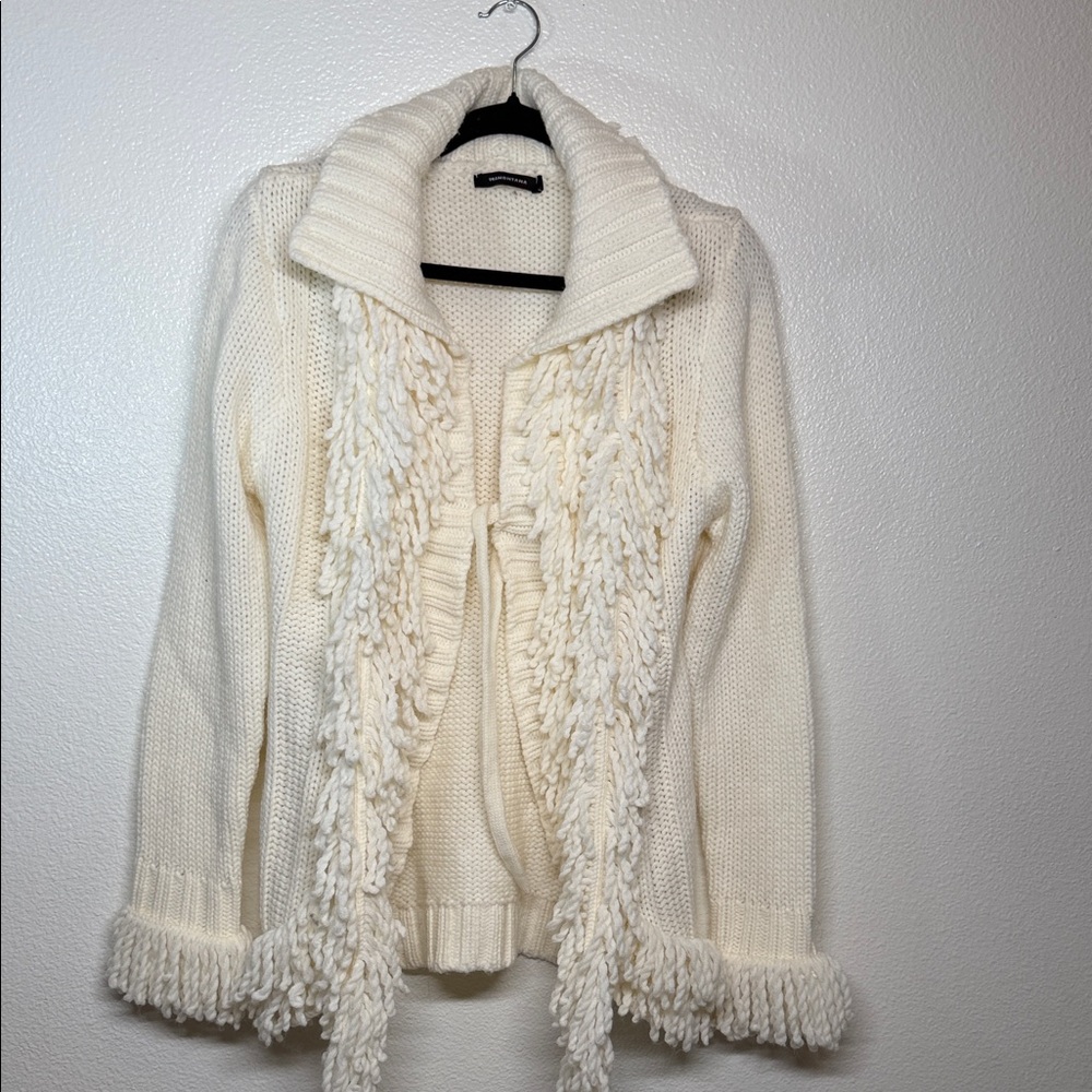 Elegant Cream Women's Cardigan